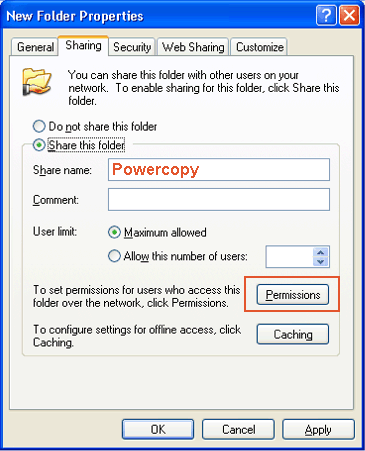 share xp professional